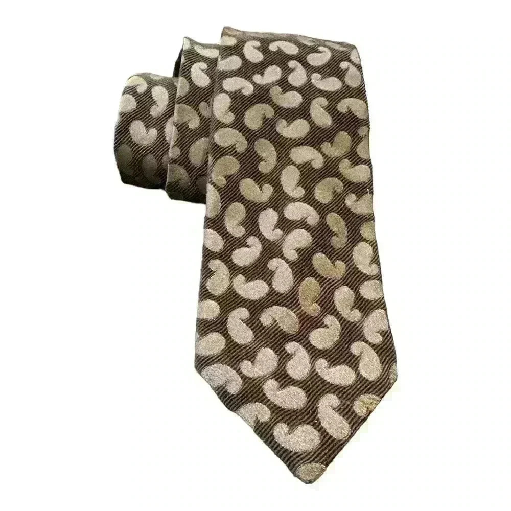 ETRO Milano 100% Silk  Tie Made In Italy